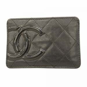 Chanel Cambon Business Card Case in Black Lambskin for Women, P2417986